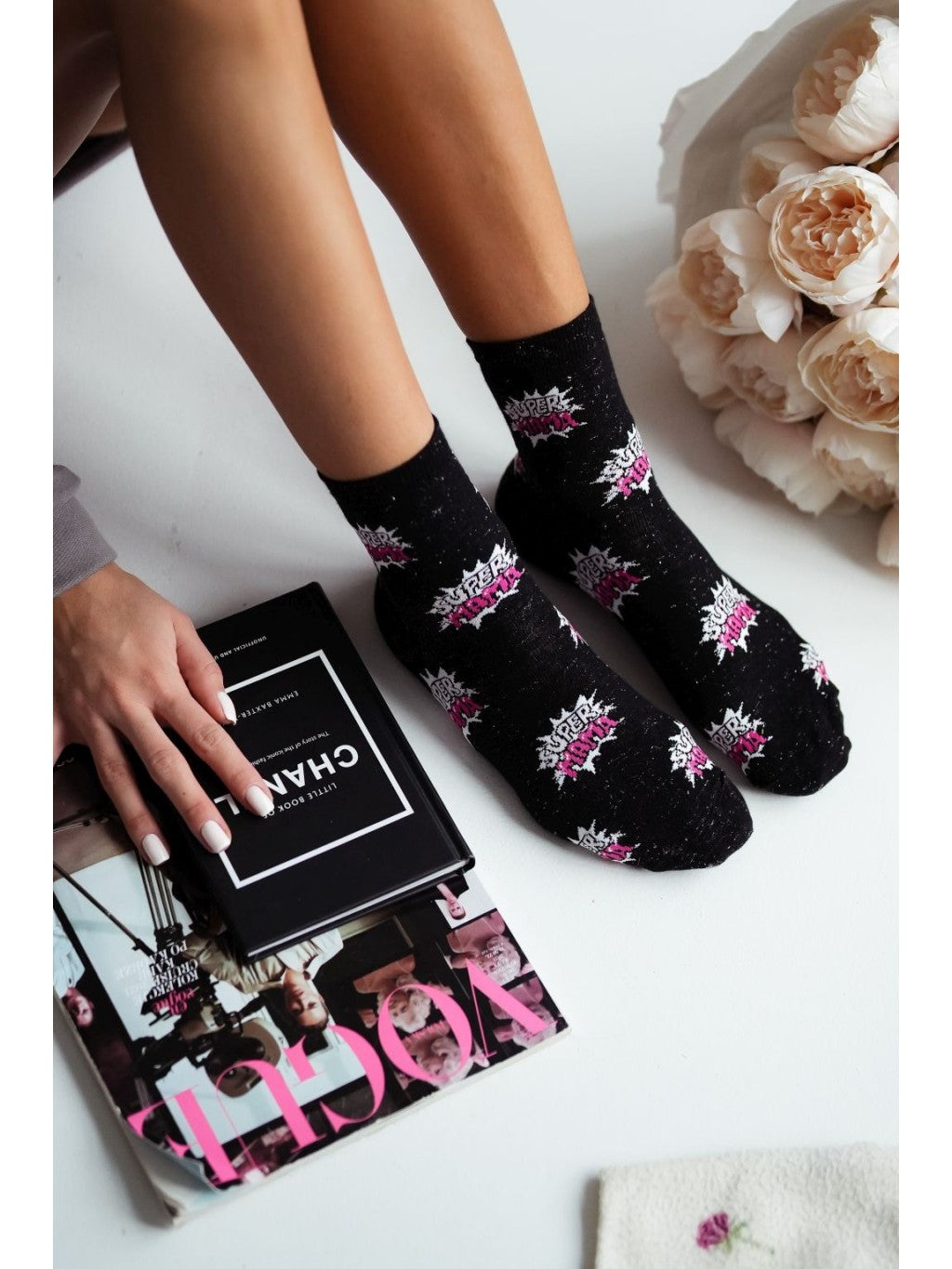 1 Paar Lycille Socken 37/41 aus Baumwolle SUPER MAMA