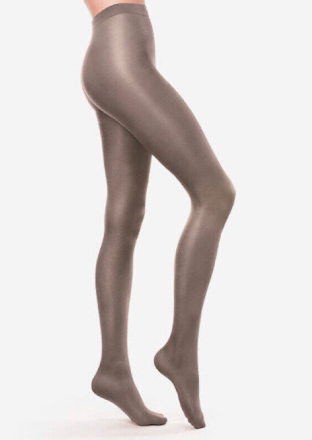 blickdichte Strumpfhose für Damen aus Mikrofaser 100 Den BEIGE 2