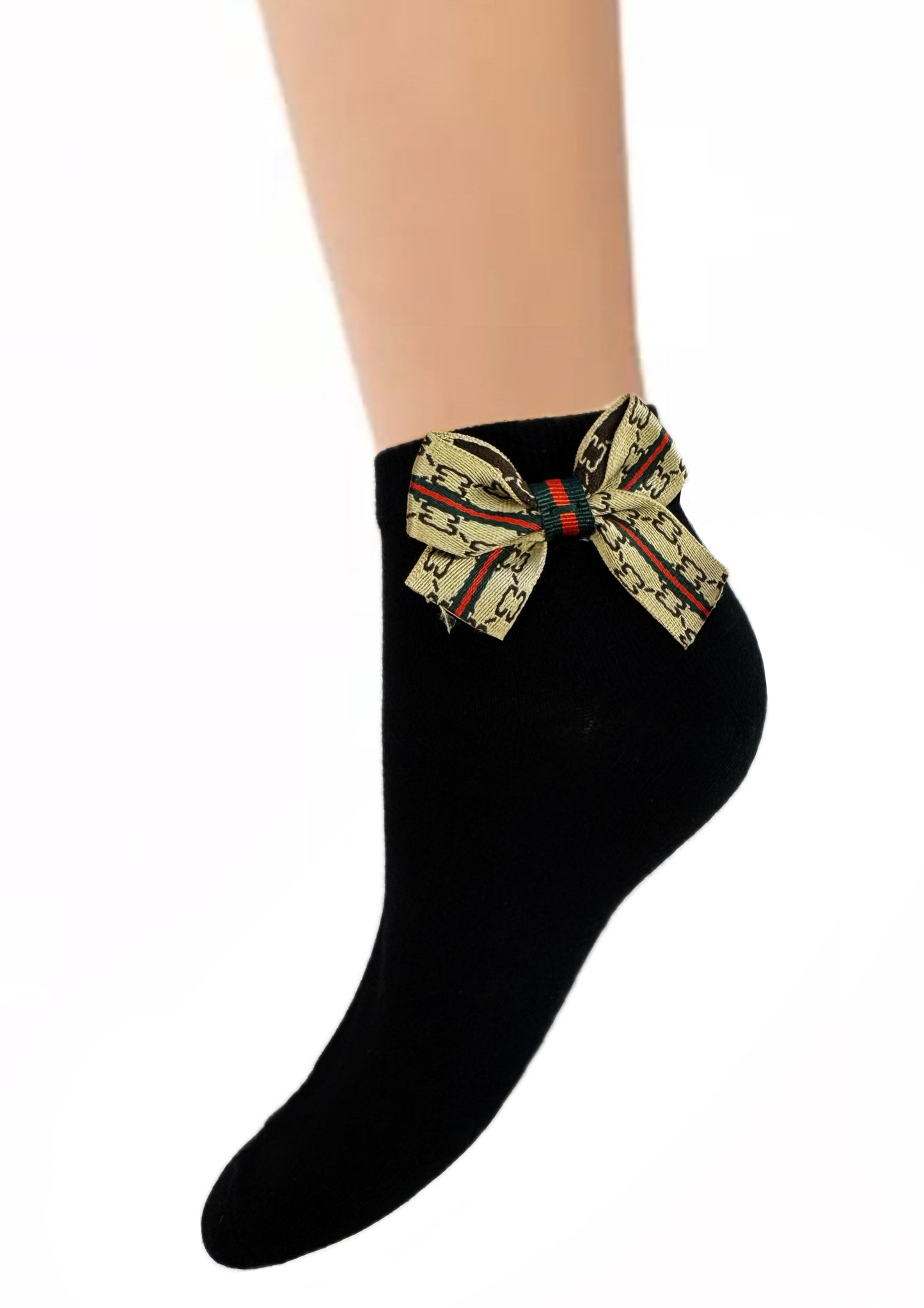 elegante Baumwollsocken mit Glitzer 36/41 für Frauen schwarz NEU