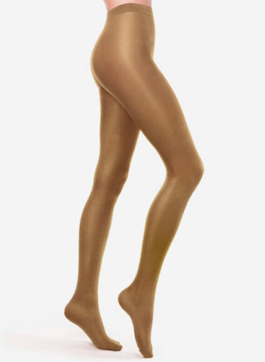 blickdichte Strumpfhose für Damen aus Mikrofaser 100 Den BEIGE 3