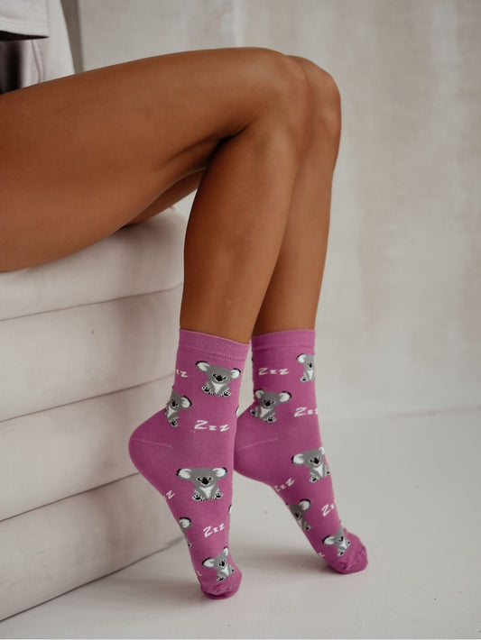 1 Paar Lycille Socken 37/41 aus Baumwolle KOALA