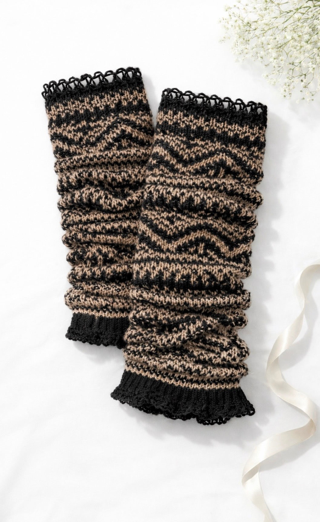 Beinstulpen aus Baumwolle mit Fair-Isle-Muster – stilvoll, bequem & vielseitig