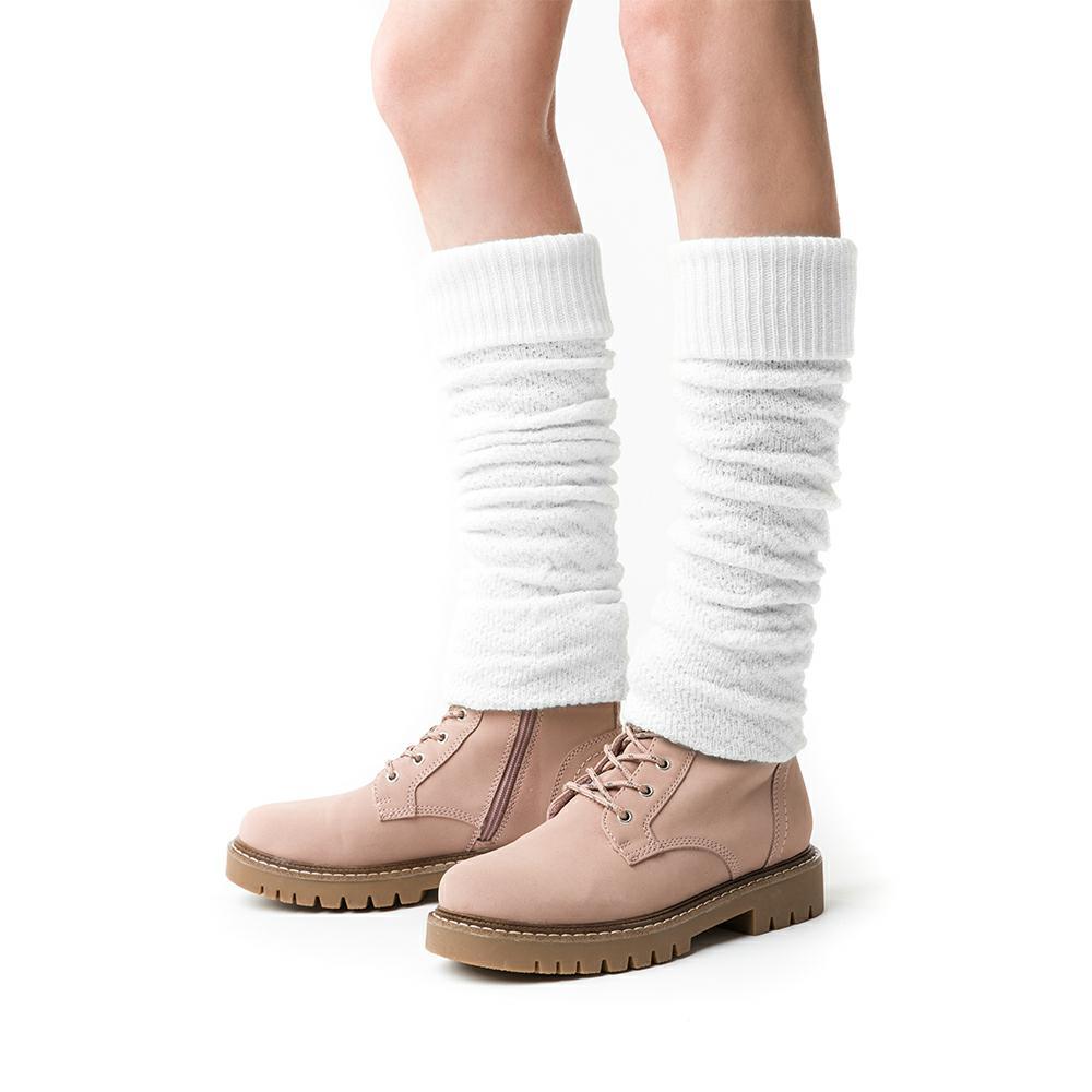 Beinstulpen für Frauen aus Wolle mit Fischgräten-Muster