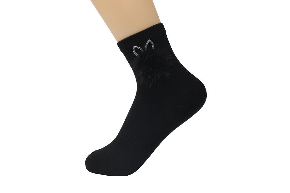 elegante Baumwollsocken mit Glitzer 30/35 für Mädchen schwarz NEU