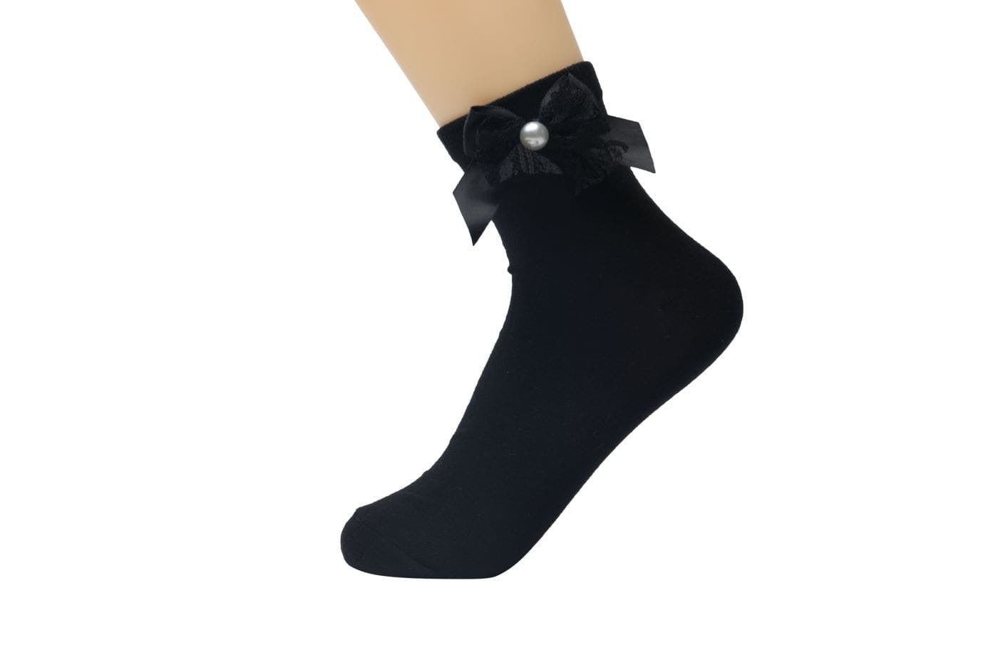 elegante Baumwollsocken mit Glitzer 36/41 für Frauen schwarz NEU