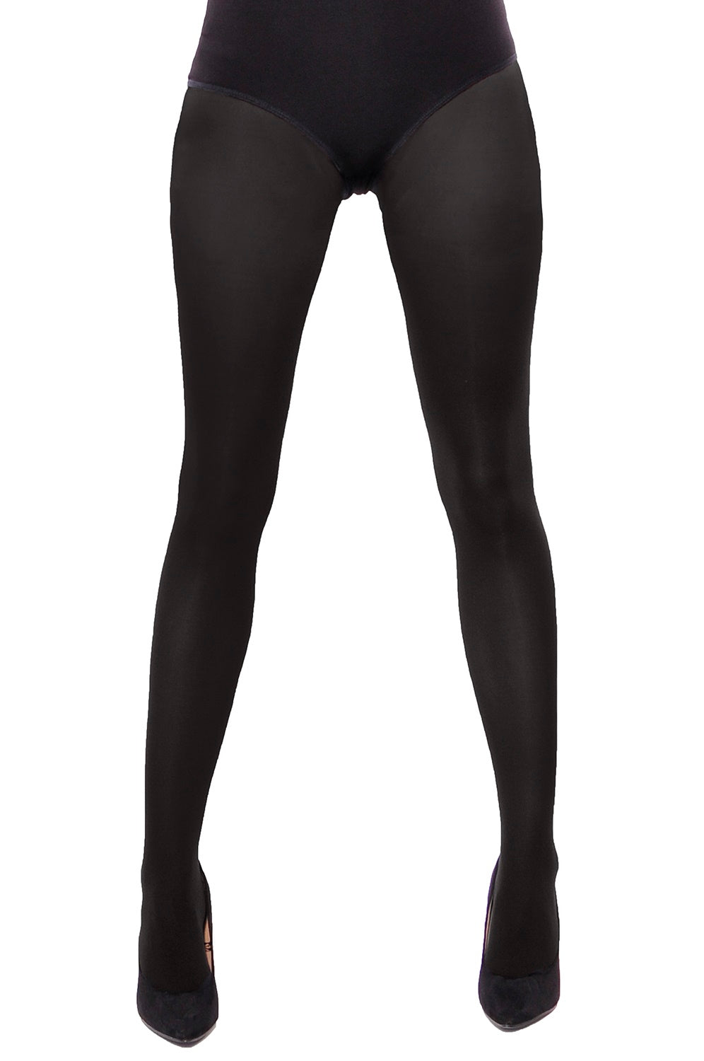 Lycille blickdichte Damenstrumpfhose 60 Den BLACK